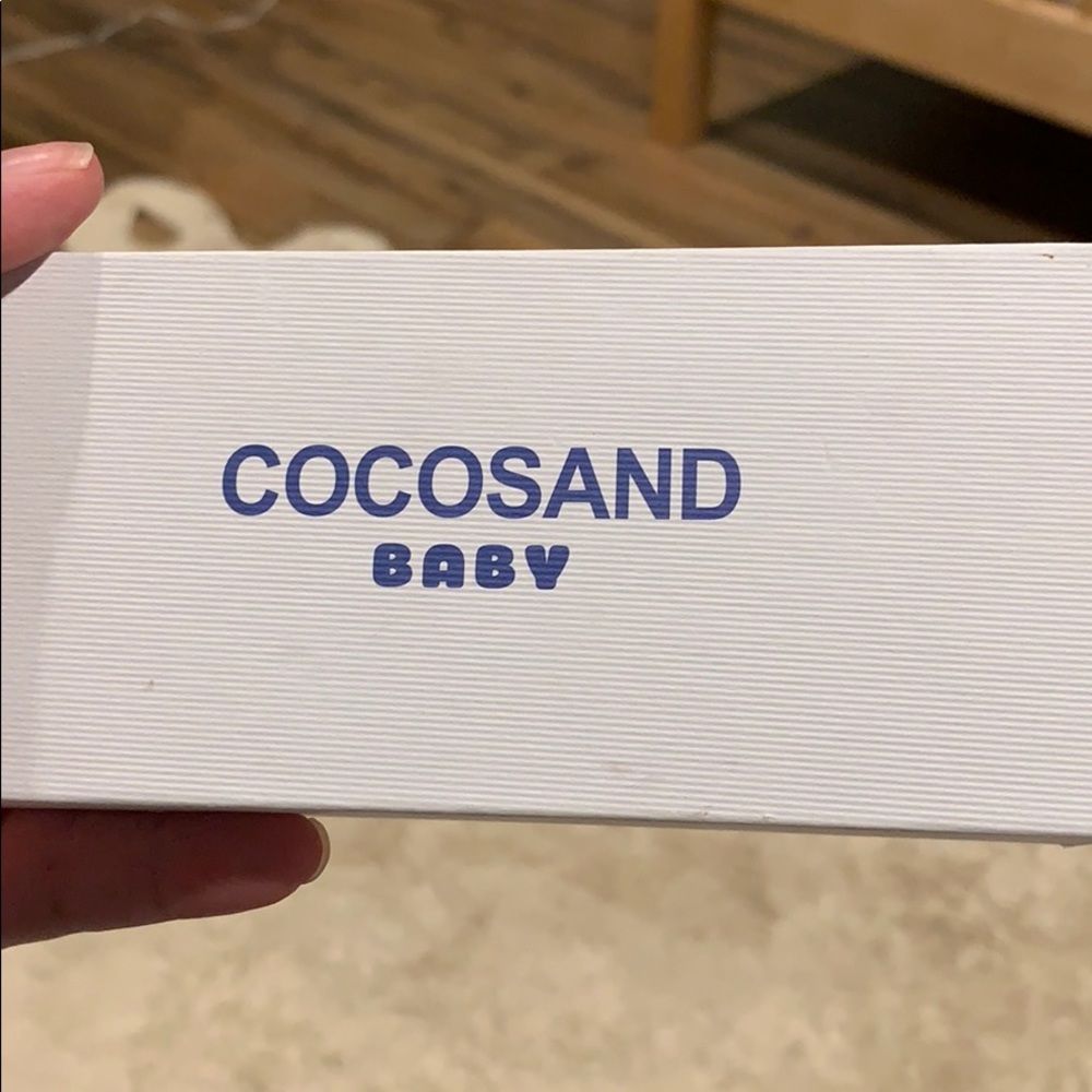 Coco sands baby sunglasses, sky blue with band